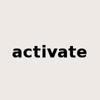 activate是什么意思