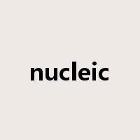 nucleic是什么意思