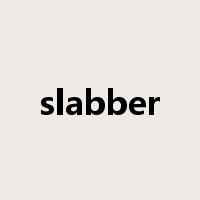 slabber是什么意思