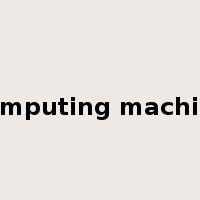 computing machine是什么意思