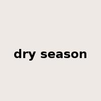 dry season是什么意思