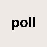 poll是什么意思