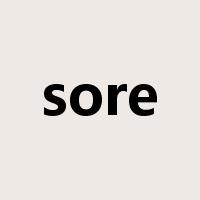 sore是什么意思