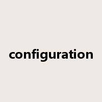 configuration是什么意思