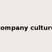 company culture是什么意思