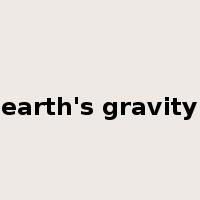 earth's gravity是什么意思