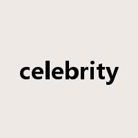 celebrity是什么意思