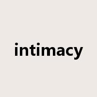 intimacy是什么意思