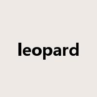 leopard是什么意思