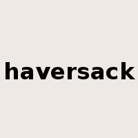 haversack是什么意思