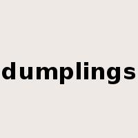 dumplings是什么意思