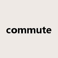 commute是什么意思
