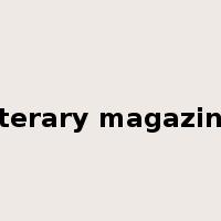 literary magazine是什么意思