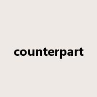 counterpart是什么意思