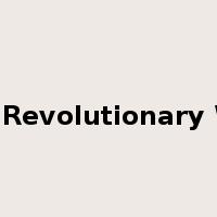 the Revolutionary War是什么意思