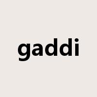 gaddi是什么意思