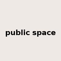 public space是什么意思