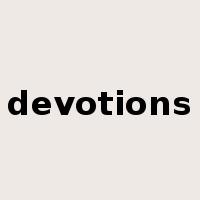 devotions是什么意思