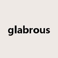 glabrous是什么意思