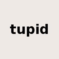 tupid是什么意思