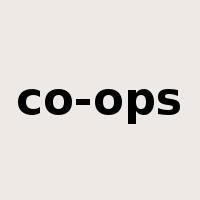 co-ops是什么意思