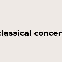 classical concert是什么意思