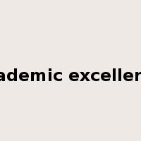 academic excellence是什么意思