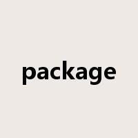 package是什么意思