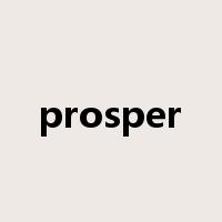 prosper是什么意思