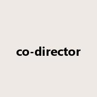 co-director是什么意思