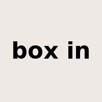 box in是什么意思