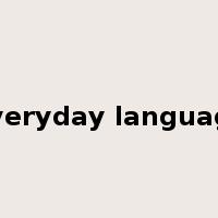 everyday language是什么意思