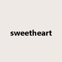 sweetheart是什么意思