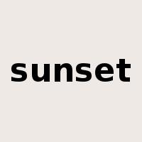 sunset是什么意思