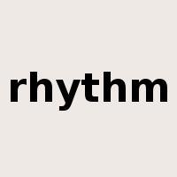 rhythm是什么意思