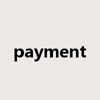 payment是什么意思