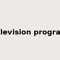 television program是什么意思