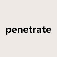 penetrate是什么意思