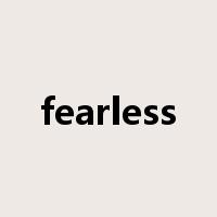 fearless是什么意思