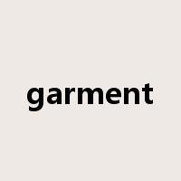 garment是什么意思