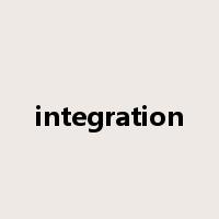 integration是什么意思