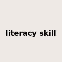 literacy skill是什么意思