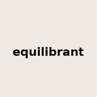 equilibrant是什么意思