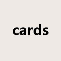 cards是什么意思