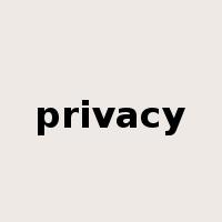 privacy是什么意思