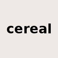 cereal是什么意思