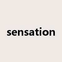 sensation是什么意思