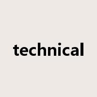 technical是什么意思