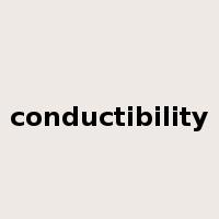 conductibility是什么意思