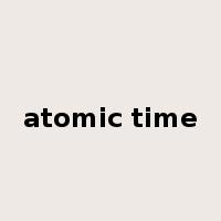 atomic time是什么意思